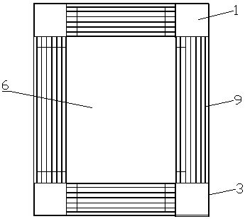 Hanging metal surface layer wallboard