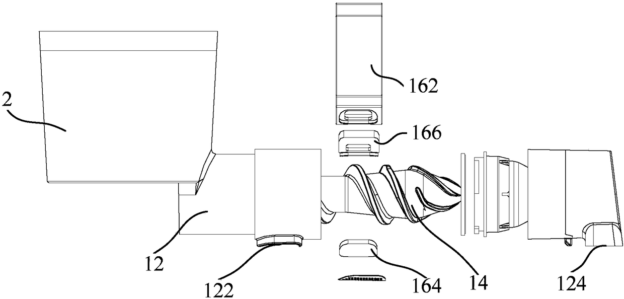 Extrusion barrel and food processor