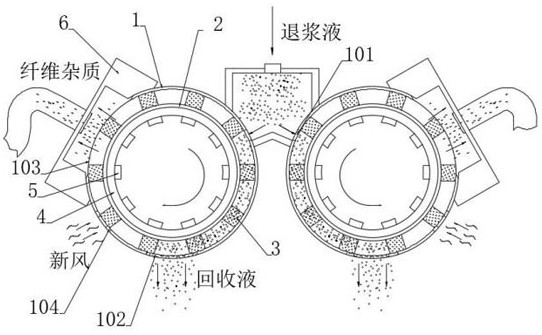 Textile sizing agent recycling process