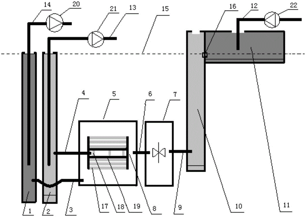 Water depth pressure reverse osmosis seawater desalination system