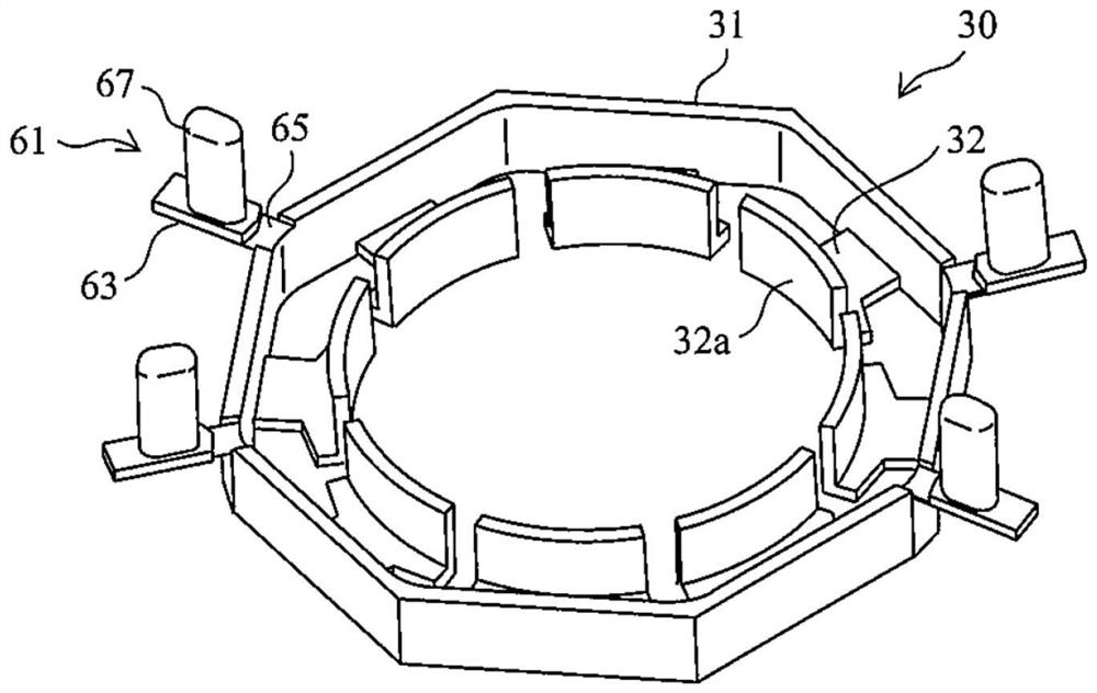 Motor stator and method for manufacturing motor stator