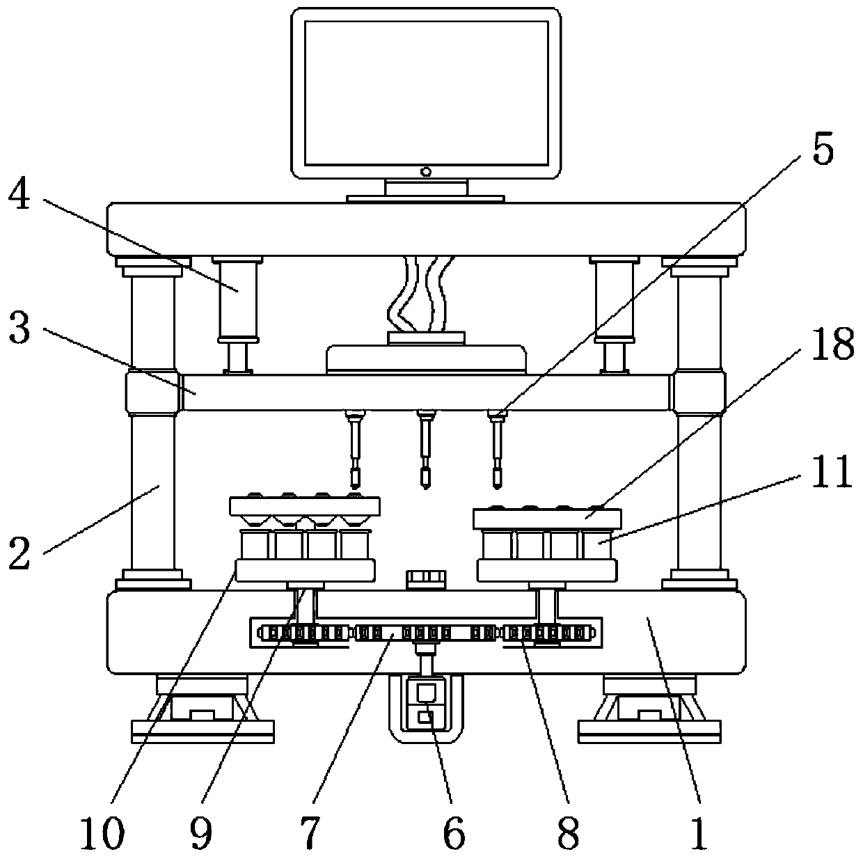 Medicine detection device facilitating classified arrangement of medicines