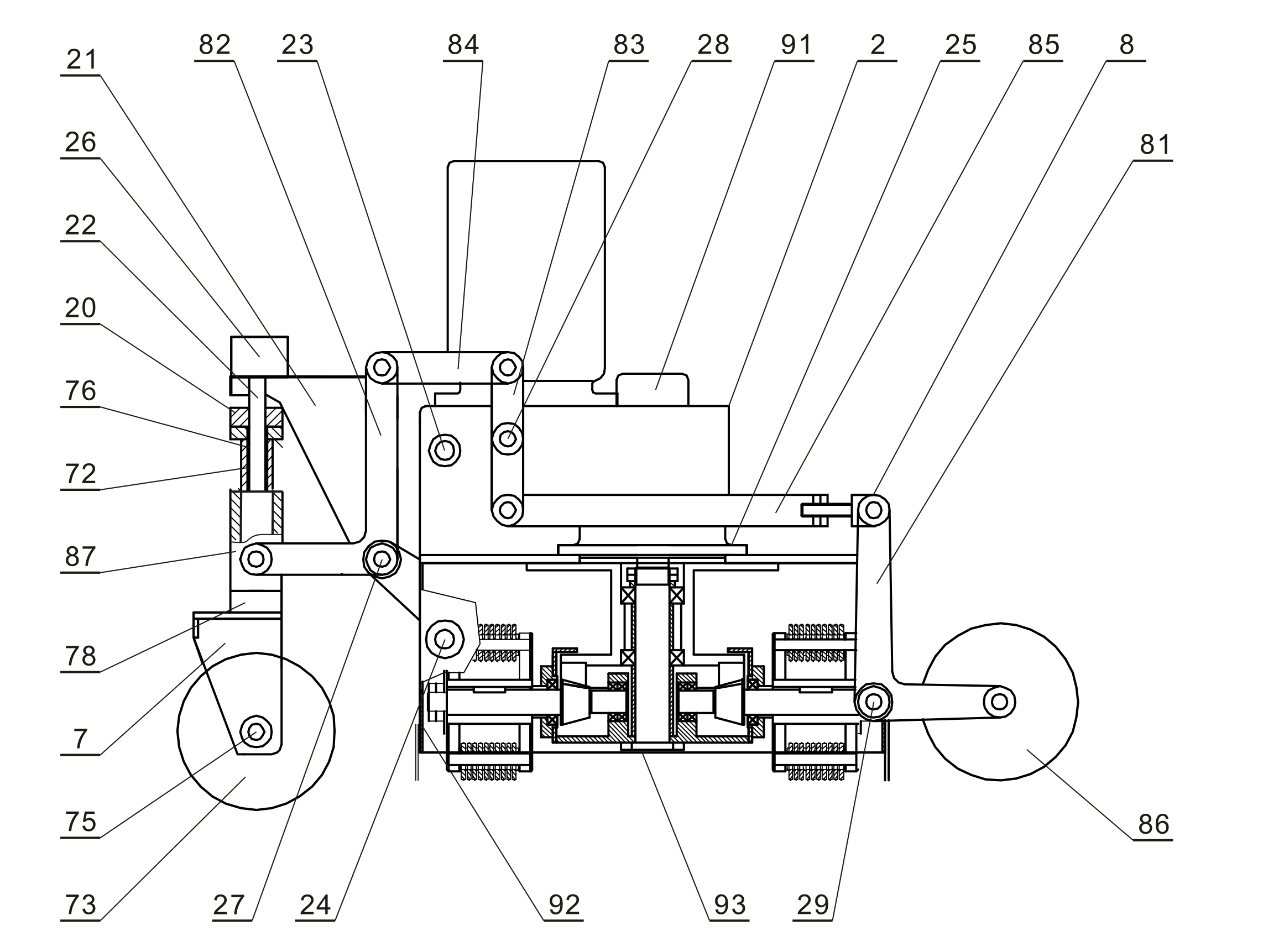 Multipurpose vehicle-mounted ground milling machine