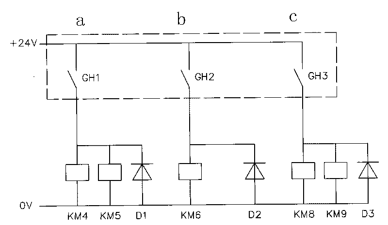 Electric traction fault training system based on integral multi-circuit