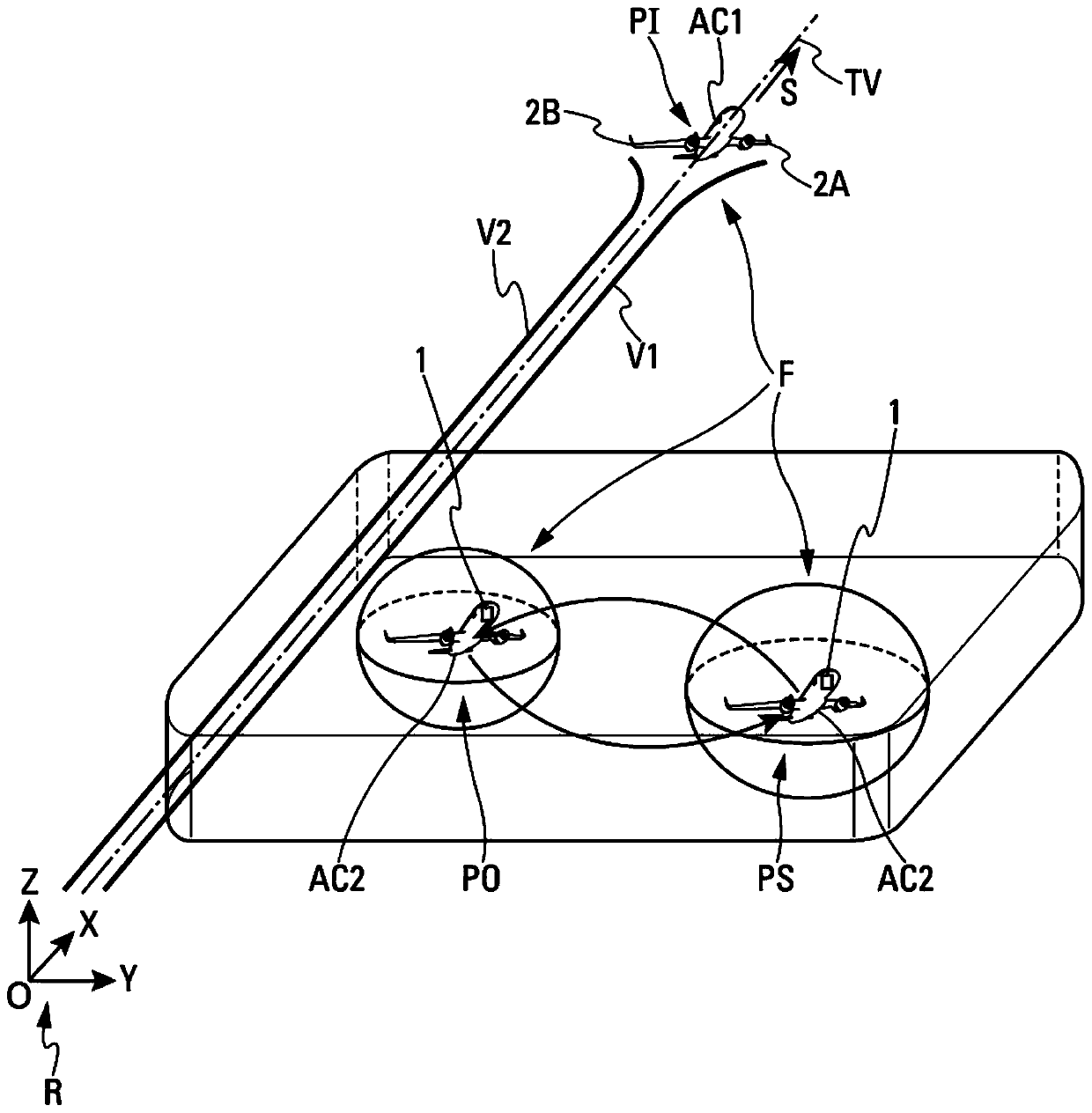 System and method for controlling trajectory of aircraft