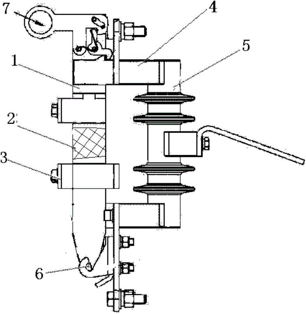 Radian column matched low-voltage knife switch