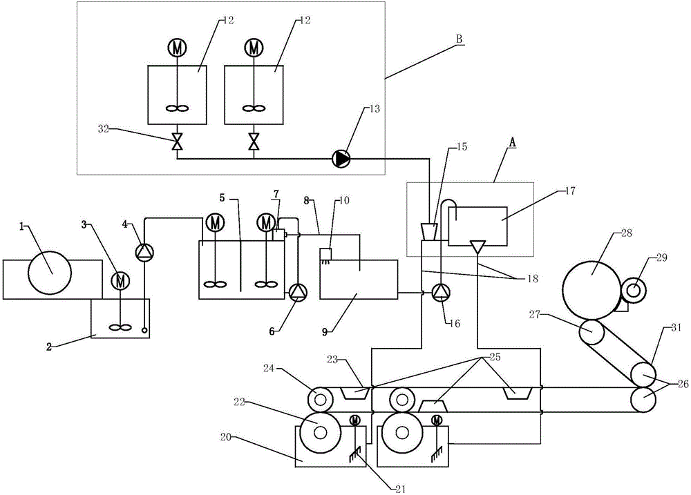 Device for producing non-woven fabrics and non-woven paper in natural shape from superlong fibers and plant fiber bundles