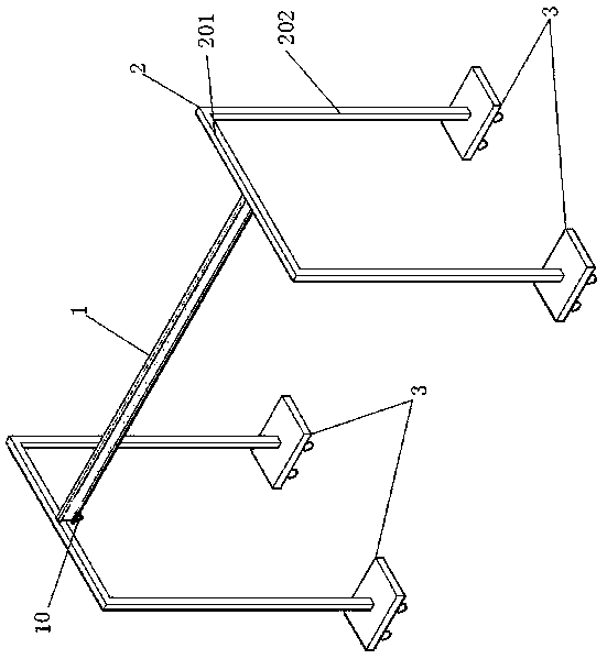 Transportation and installation bracket for assembled construction component and construction method thereof