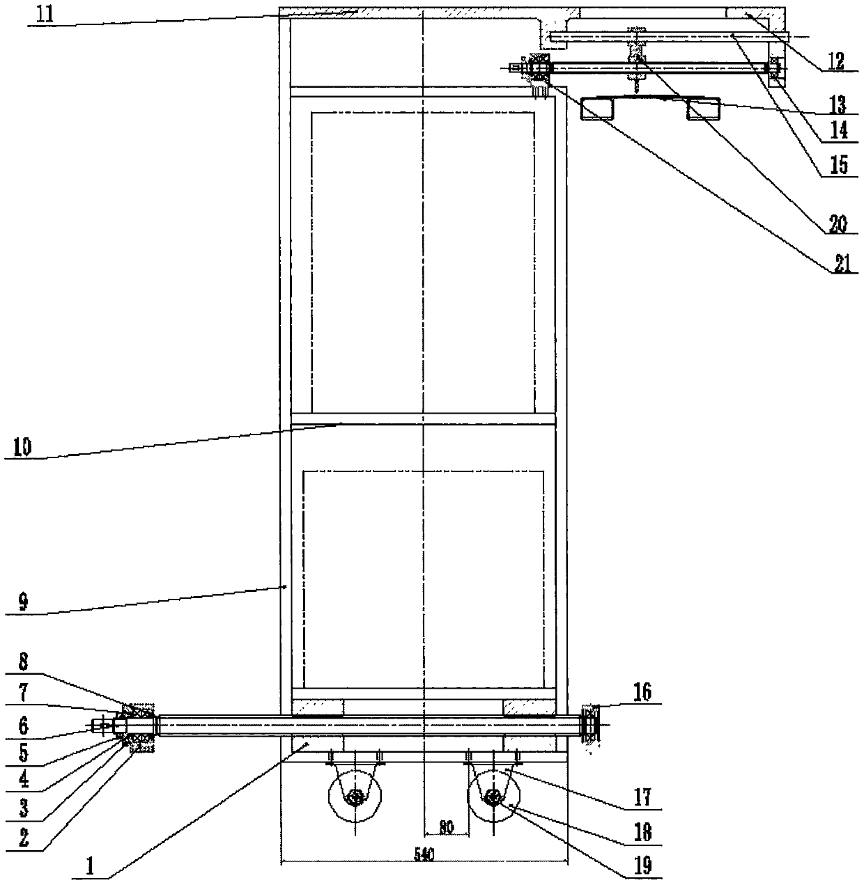 Automatic strip steel welding device