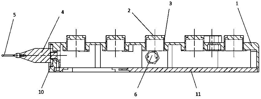 Optical pen type visual target object based on active light emission principle