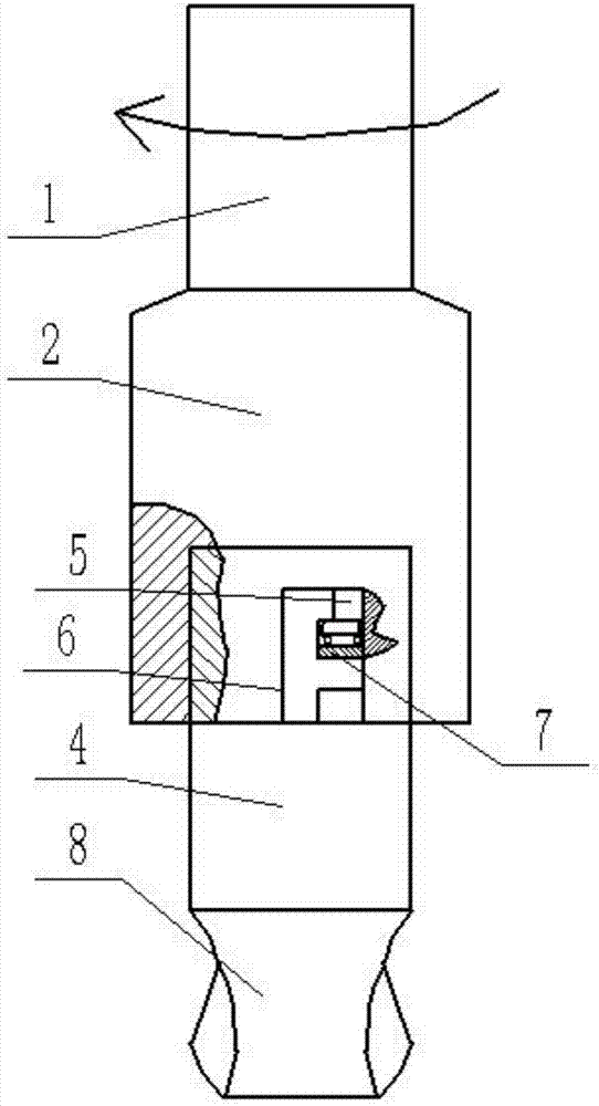 Detachable cutter for milling machine