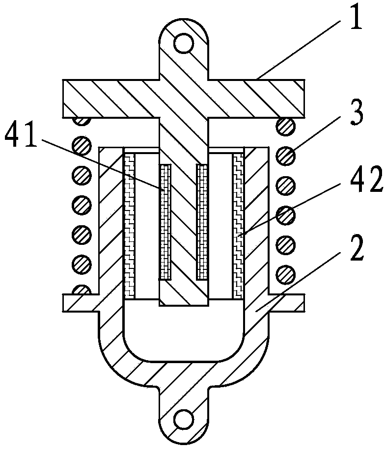 Electric damping shock absorber