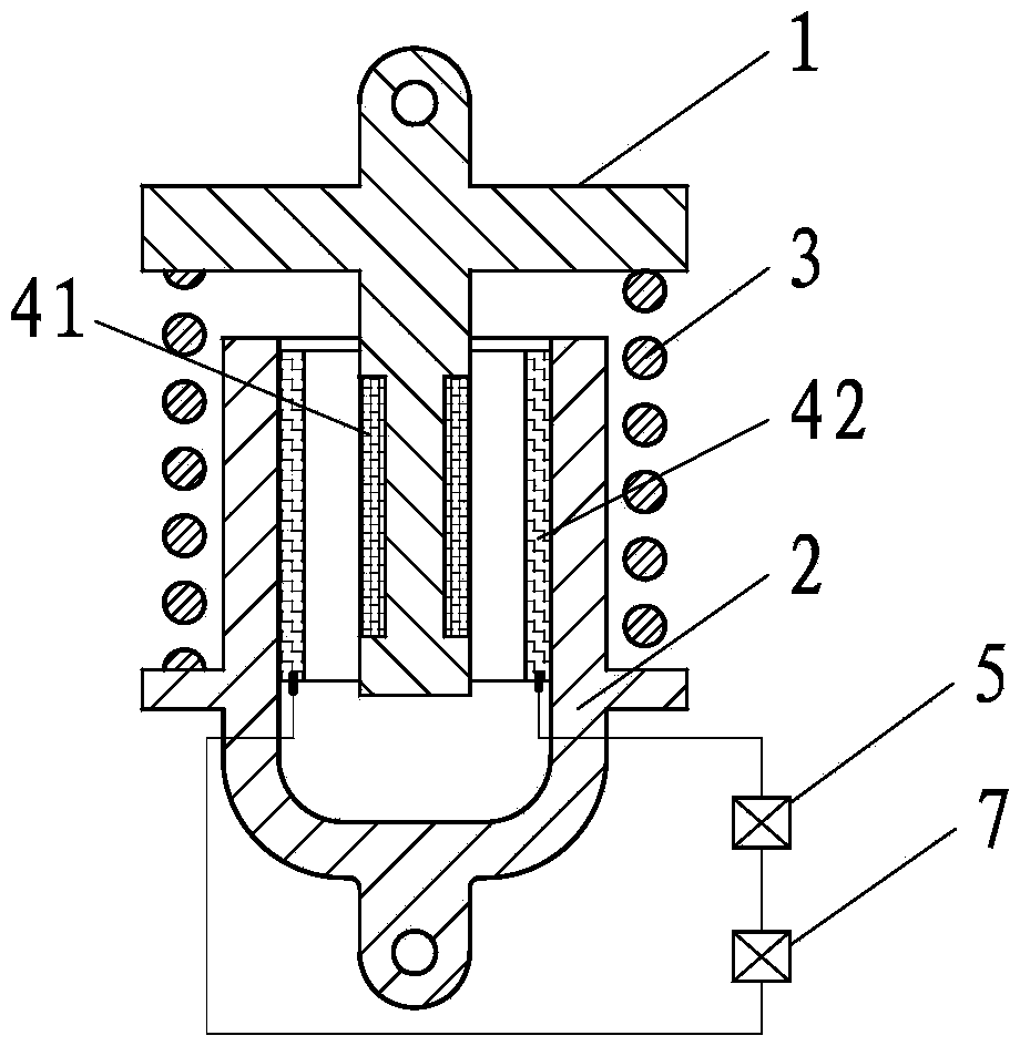 Electric damping shock absorber