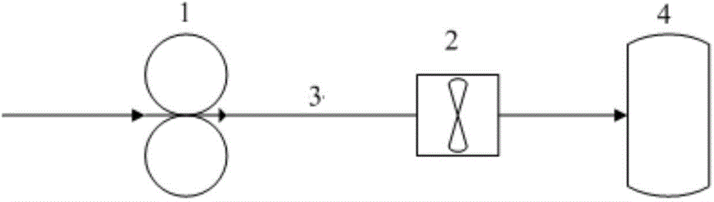 Oil-air separator driven by engine oil scavenging pump