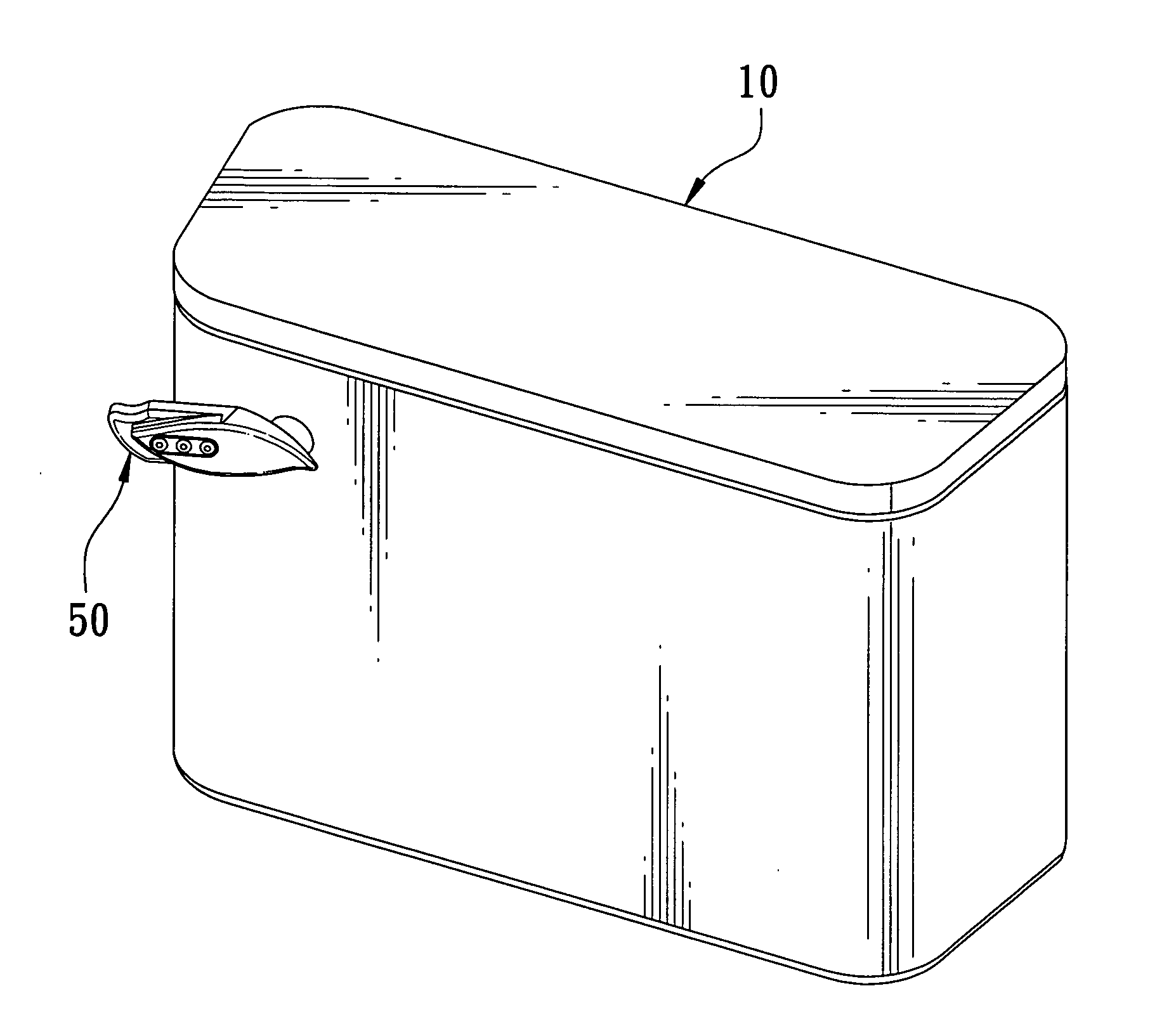 Sensor-type flushing system for a toilet tank