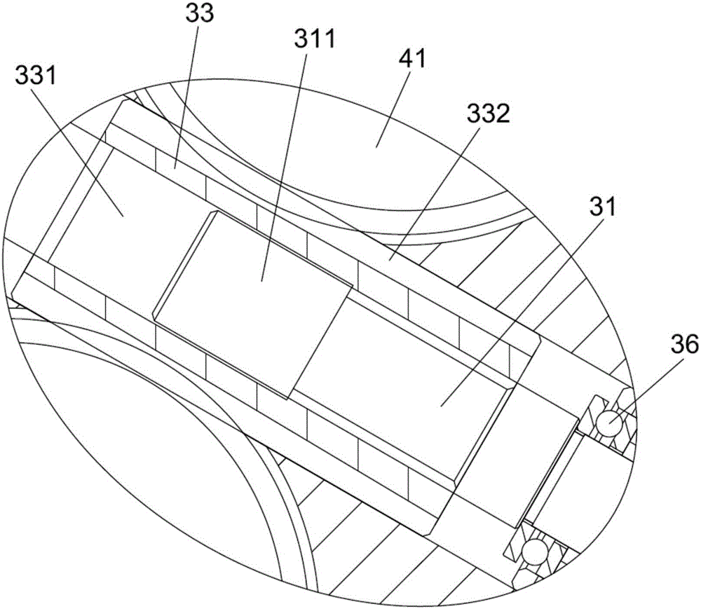 Electric central frame for crankshaft