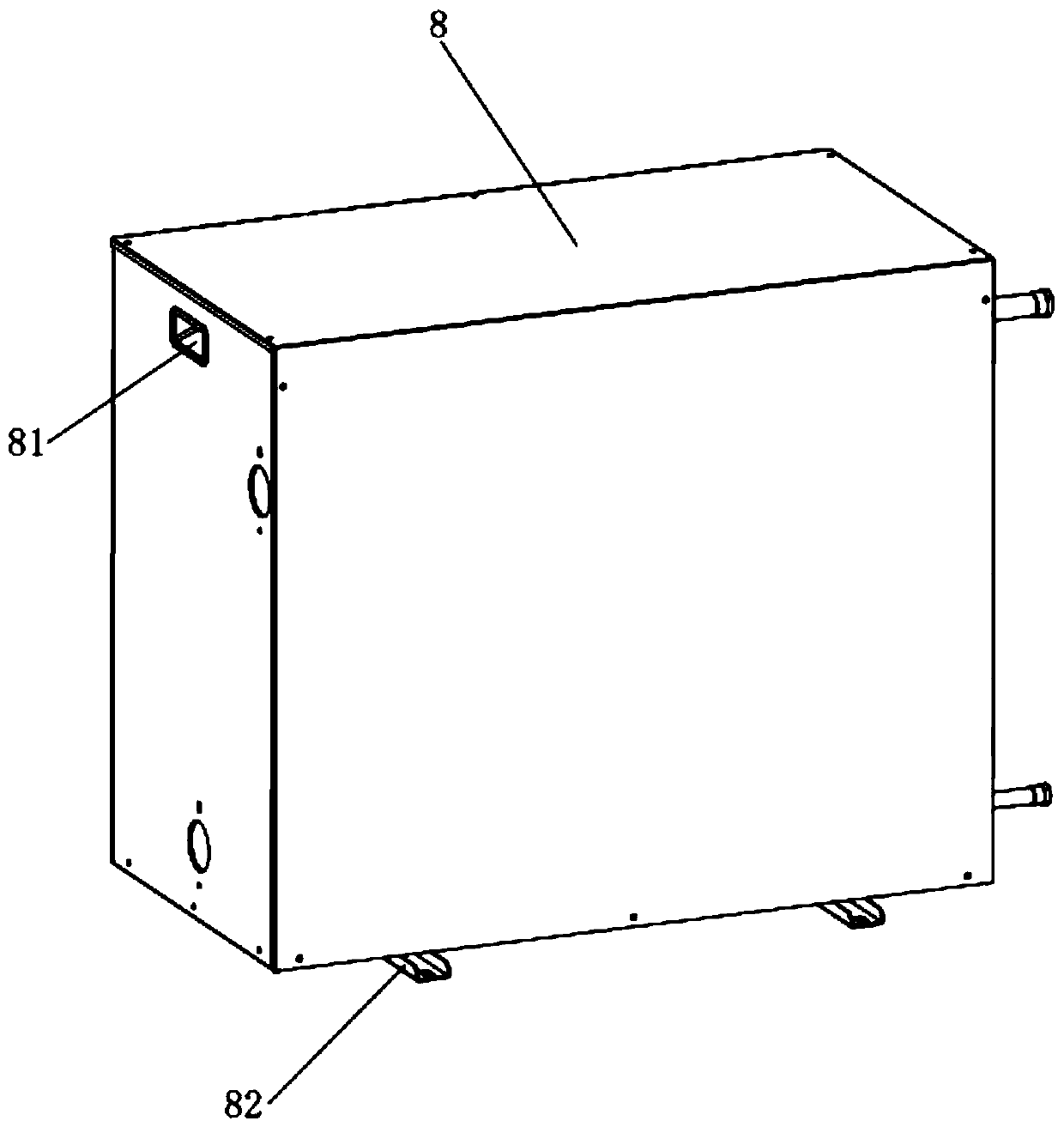 Energy-saving transformation module, and transformed machine room air conditioning system and control method