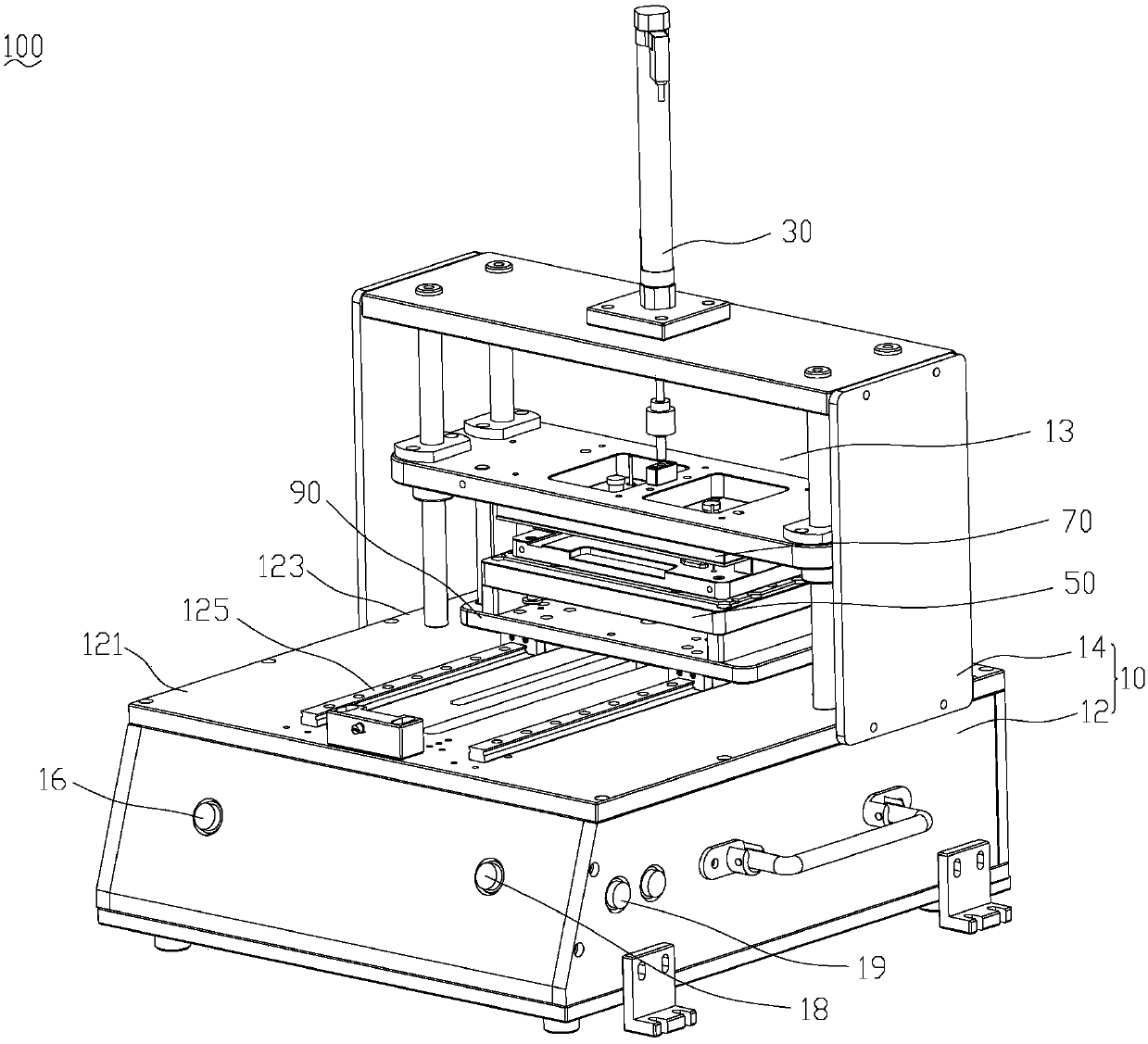 On-resistance testing device