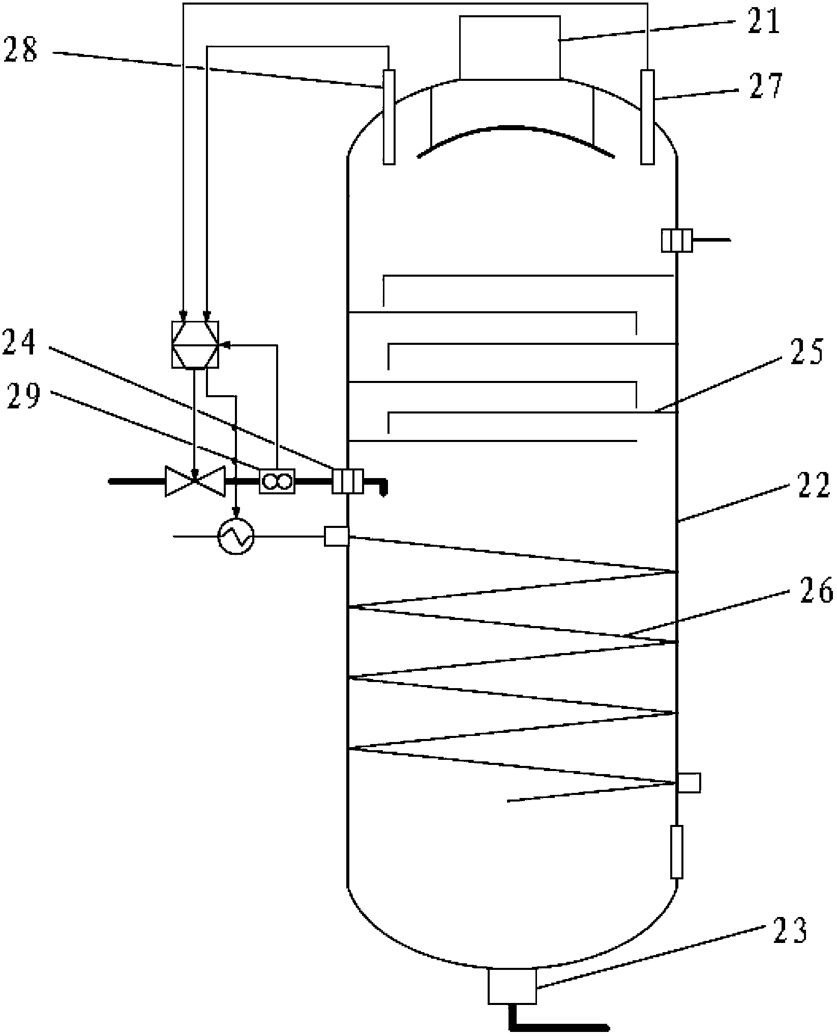 Rectification device for biodiesel purification