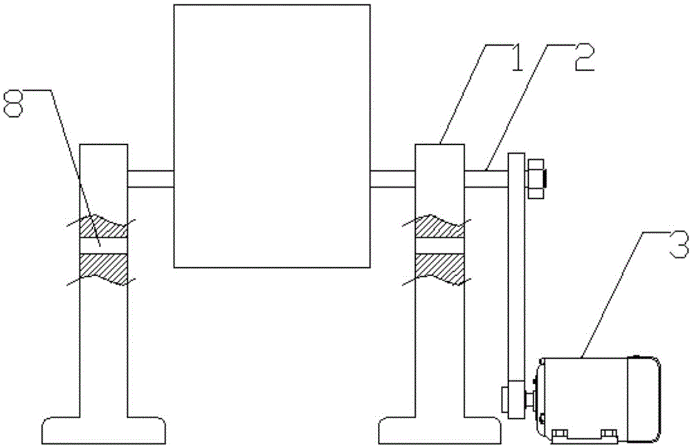 Paying-off equipment of wire drawing machine