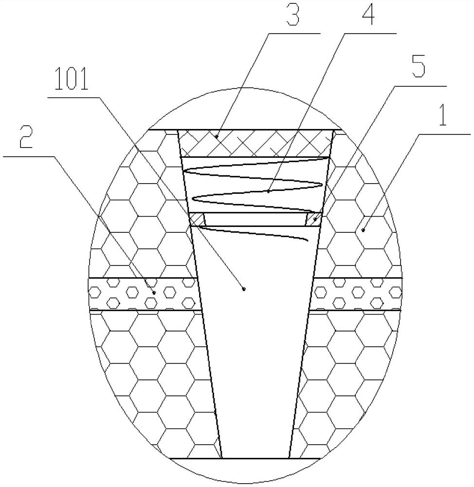 Dust filter plate for concrete mixing station