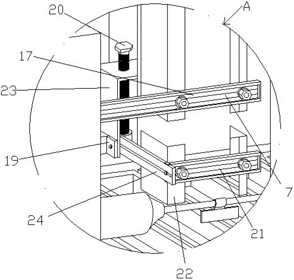 Automatic box-dropping device for shaped and boxed beancurd processing device