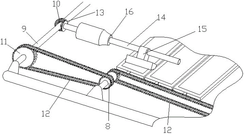 Automatic box-dropping device for shaped and boxed beancurd processing device