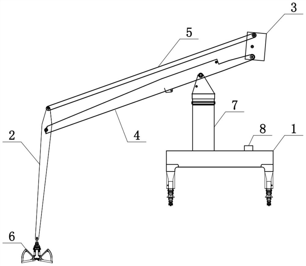 Automatic control method and device of crane and crane