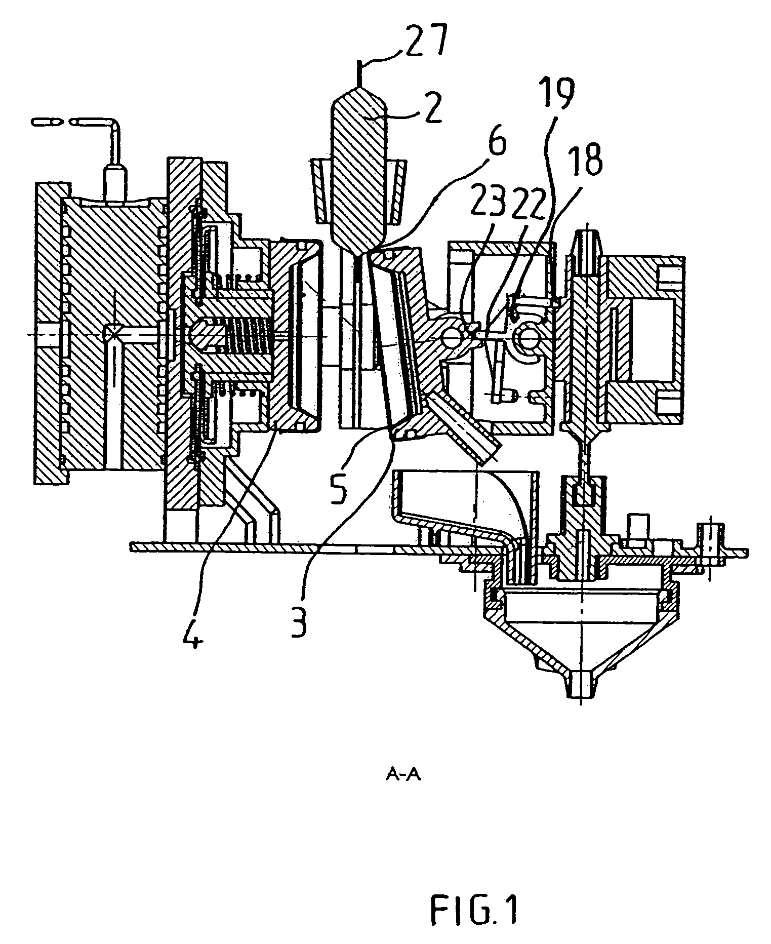 Device for producing beverage by infusion