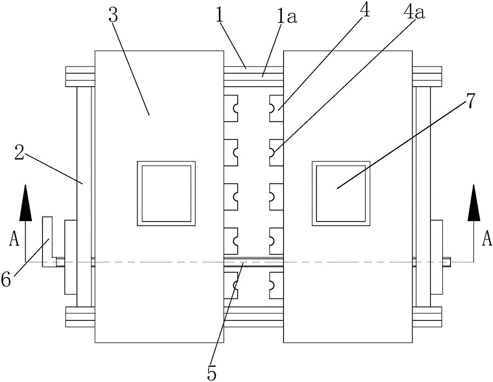 Handrail welding worktable of ventilation port cover for spraying workshop