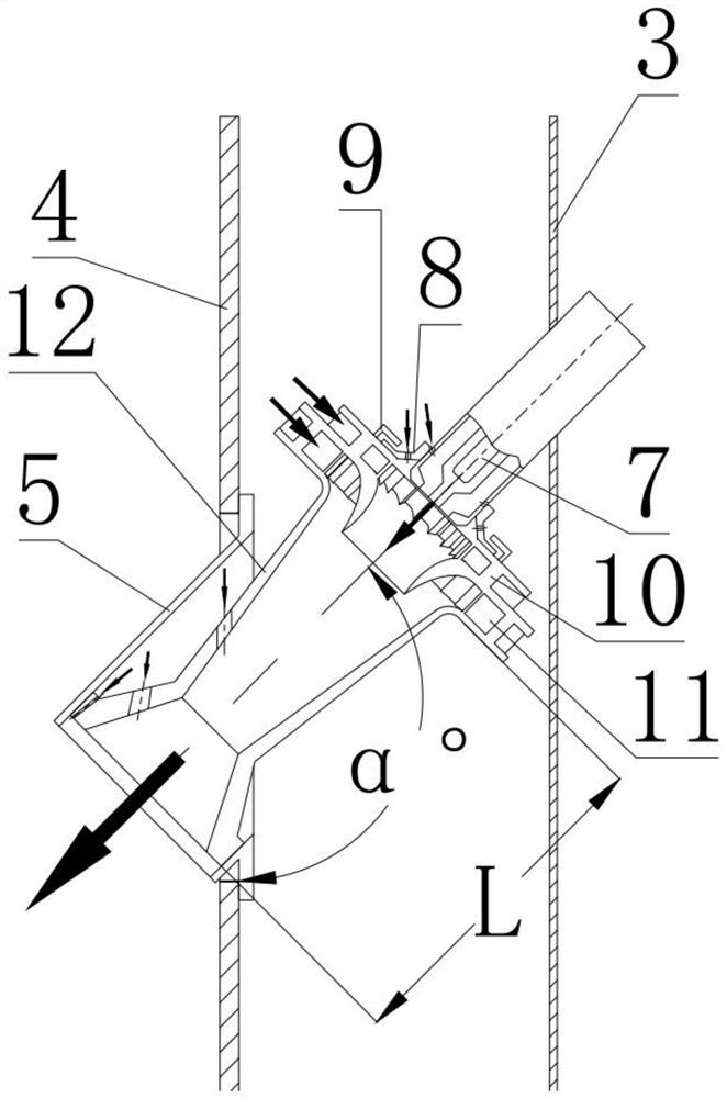 Low-emission backflow combustion chamber adopting circumferential and tangential oil supply mode