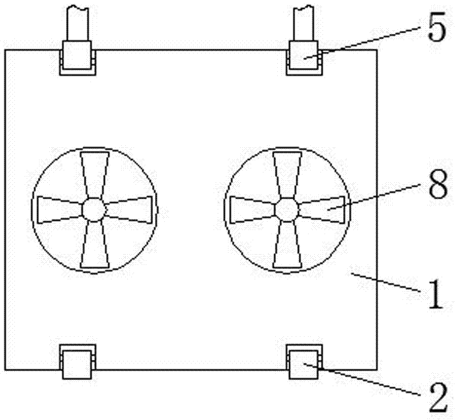 Support-type laptop radiator