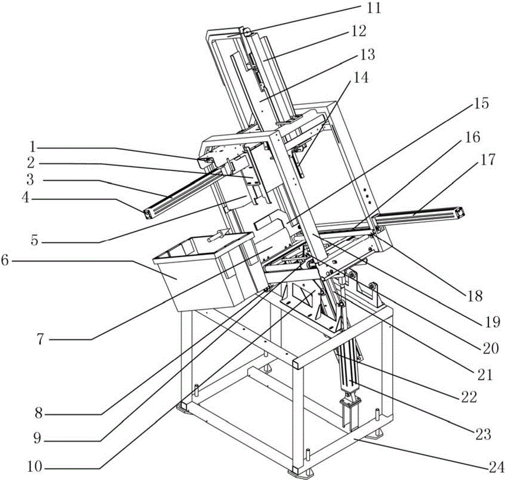 Mail pile and letter box separating equipment