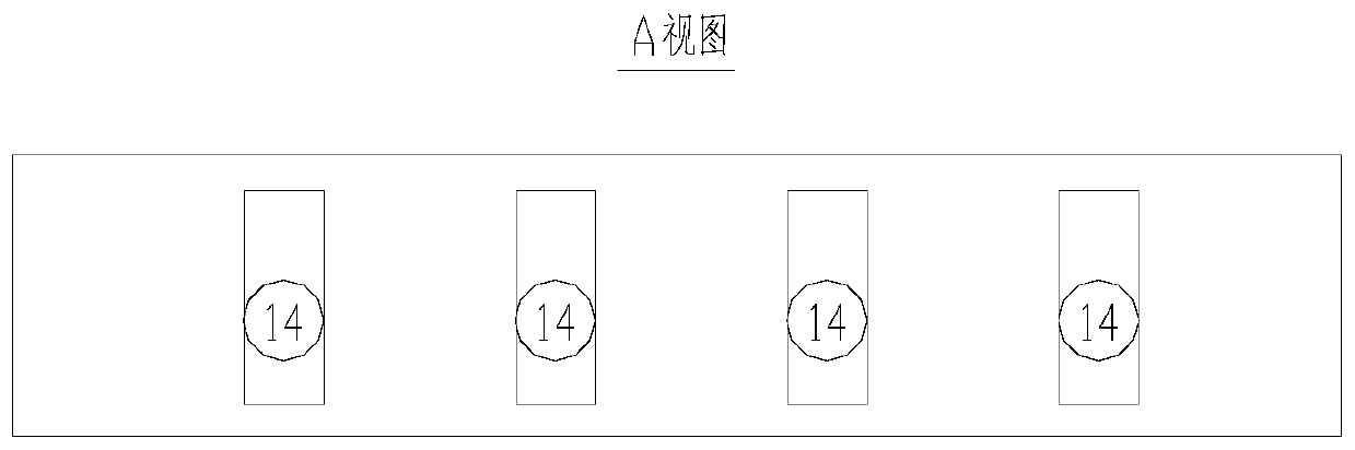 Arrangement structure of tail flue of a double reheat boiler