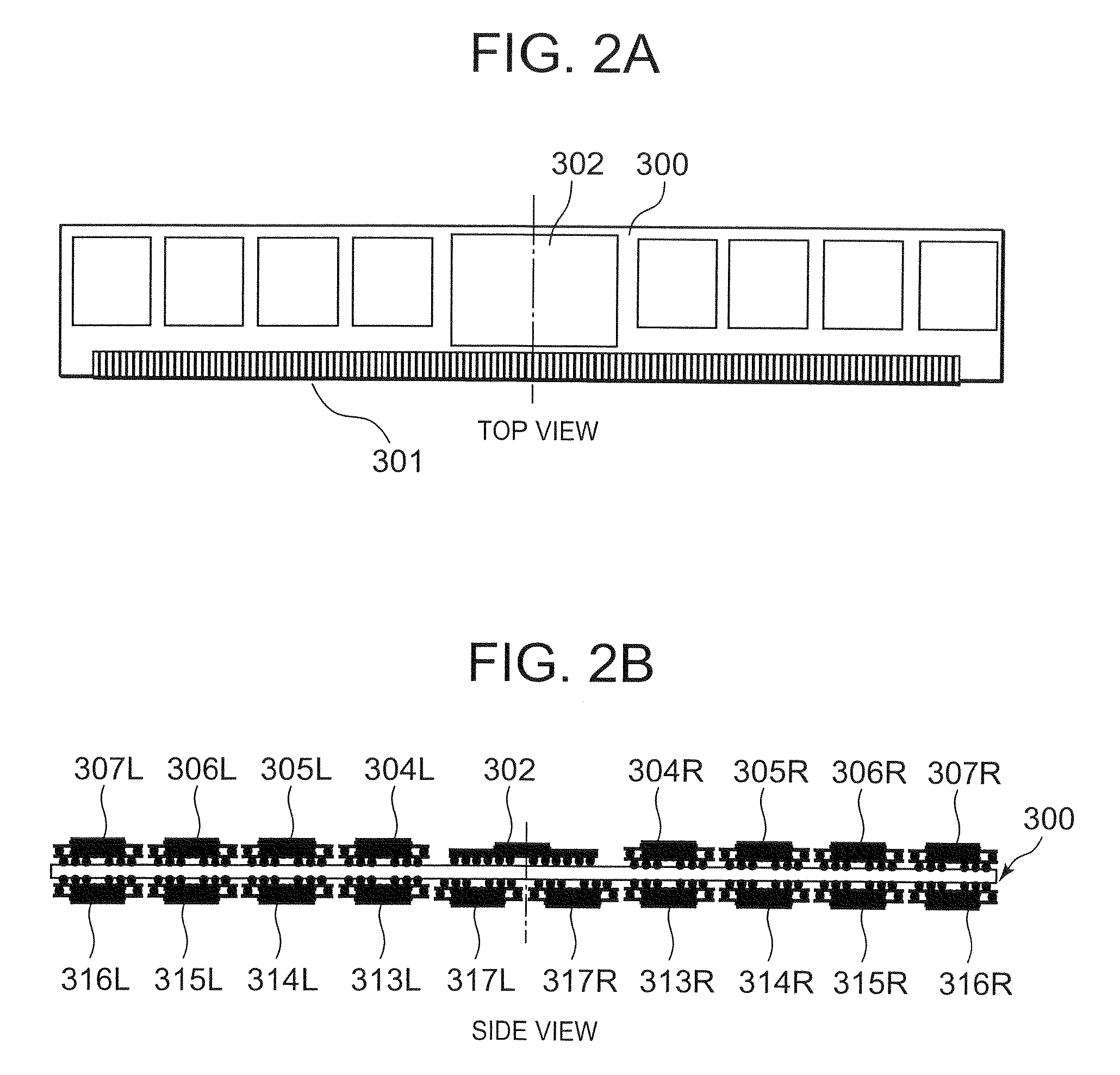 Address line wiring structure and printed wiring board having same