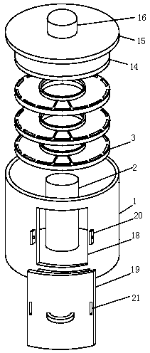 Rapid freezing device for chicken production