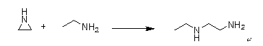 Synthetic method of N-ethyl ethylenediamine