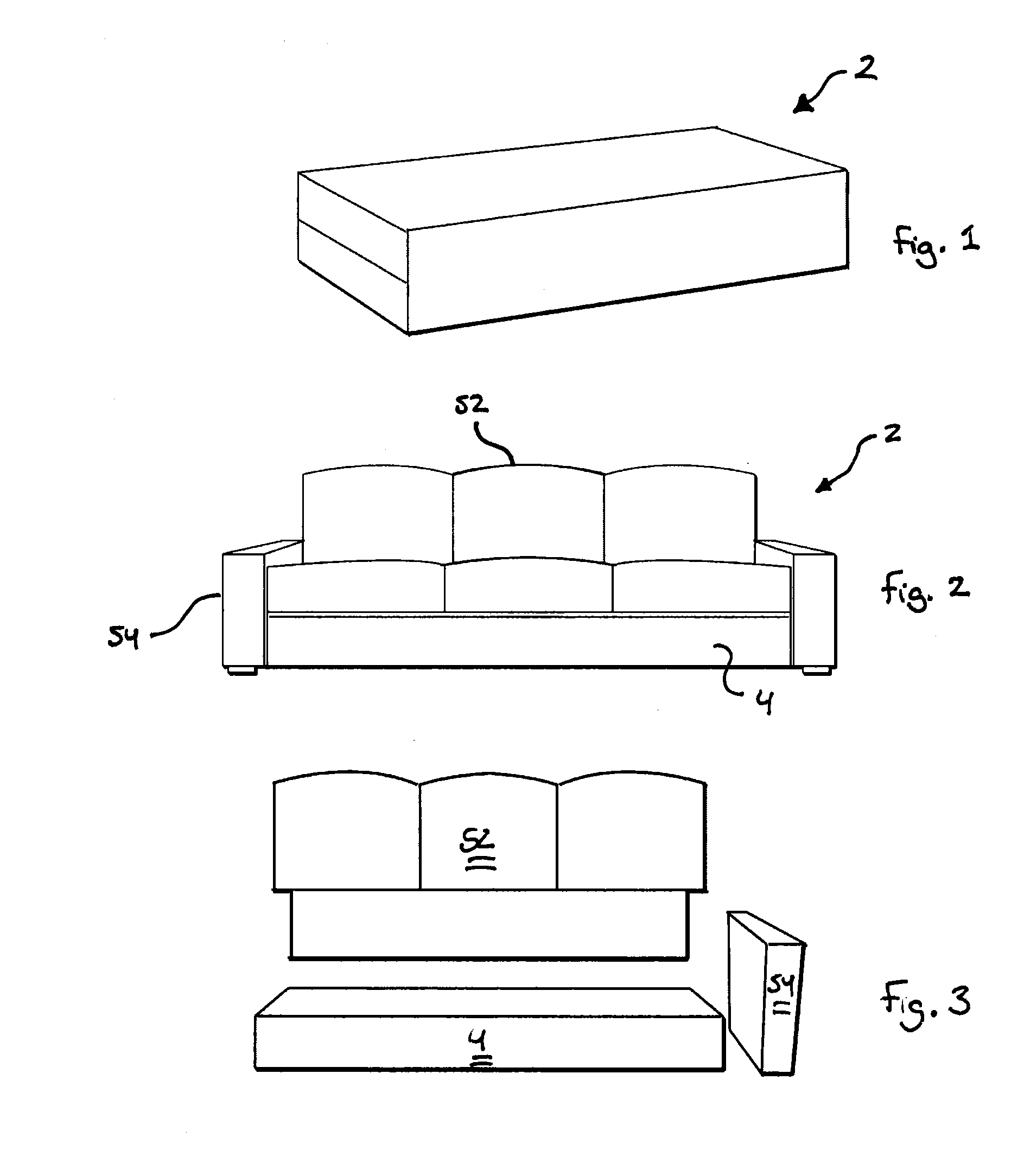 Sofa with seat stretcher