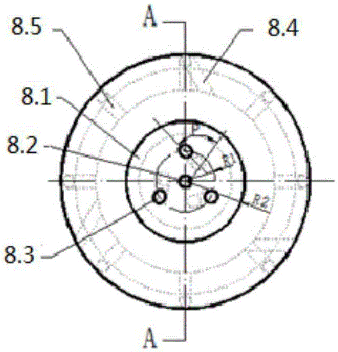 Hole-flushing method for gas extraction drilled hole under coal mine