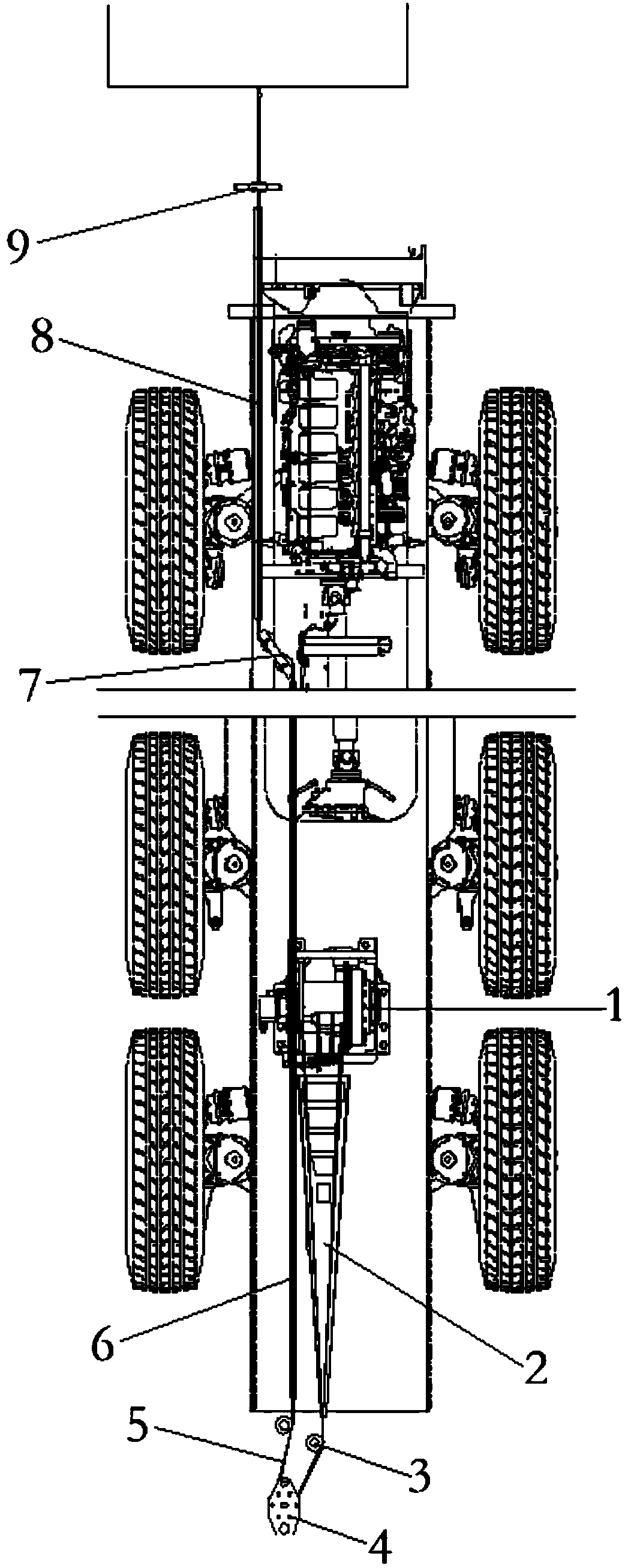 Rope discharging capstan device and rescue vehicle