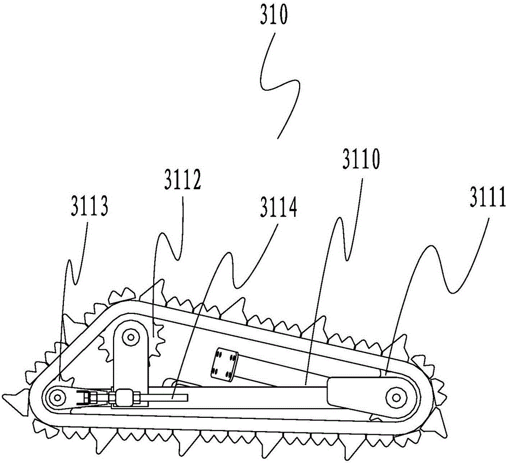 Seed-production corn male parent cutting and laying machine