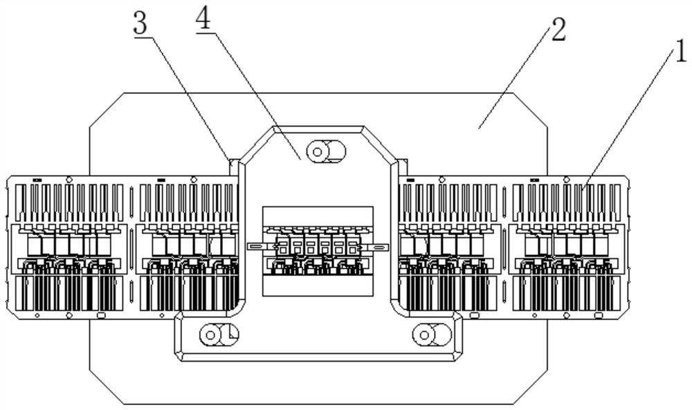 Semiconductor packaging fixing device