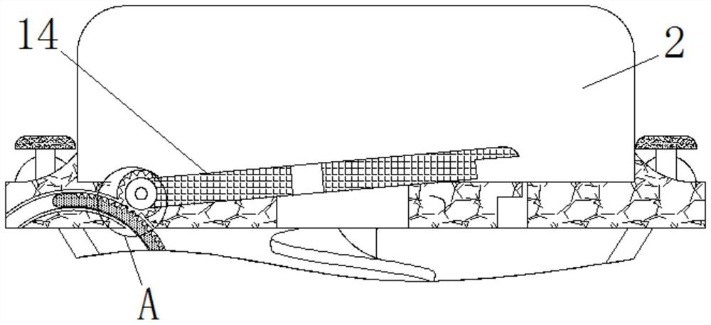 Building lime stirring device for controlling water adding amount based on centrifugal force