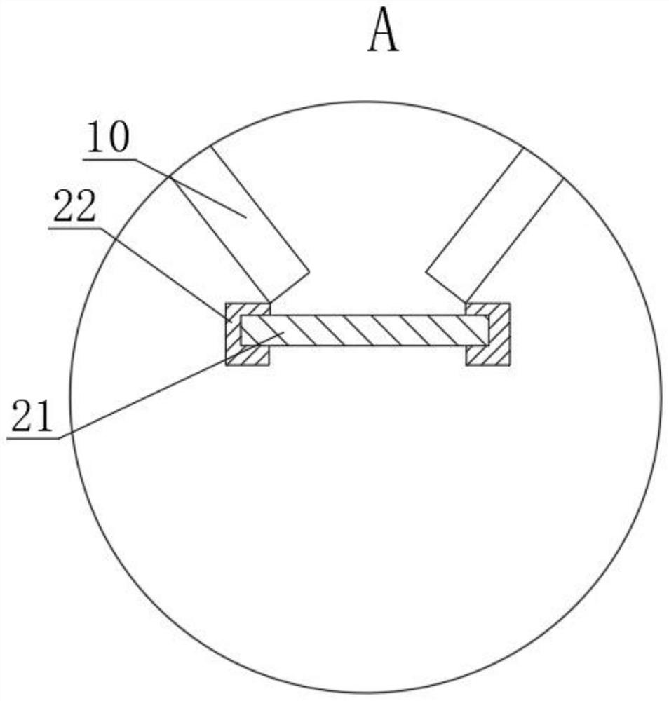 Intermittent feeding type tablet grinding device and using method thereof