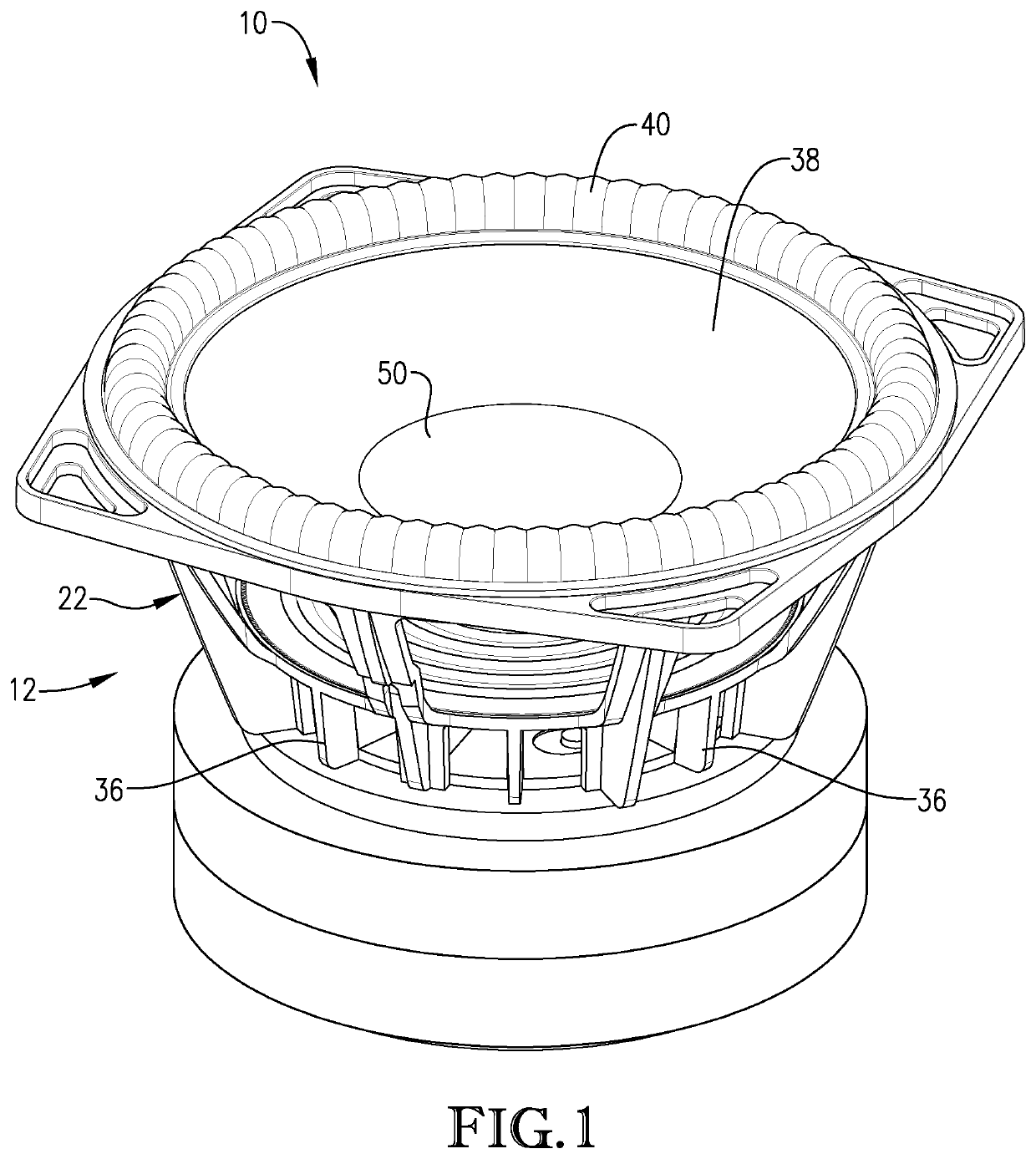 Loudspeaker with mechanical resonance mitigation