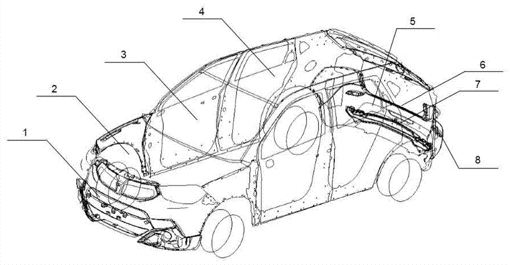 Automobile rear anti-collision beam optimization method based on CAE (Computer Aided Engineering) crash simulation technology