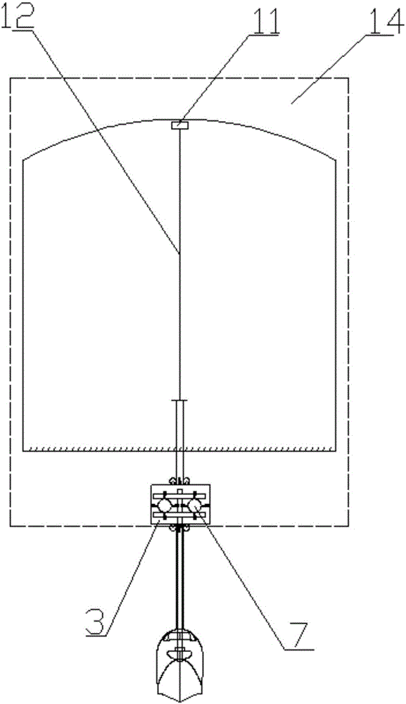 Water-surface aircraft single-hull model pool towing test device and method