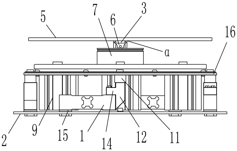 Balance evaluation device suitable for three-dimensional dynamic standing type training