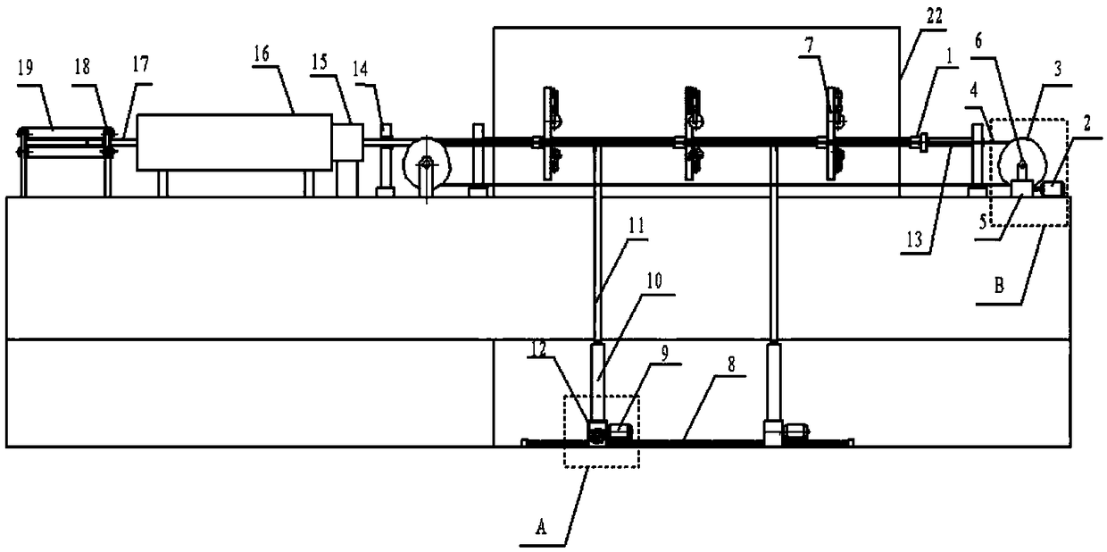 Fully automatic glass fiber rod plastic-coated device