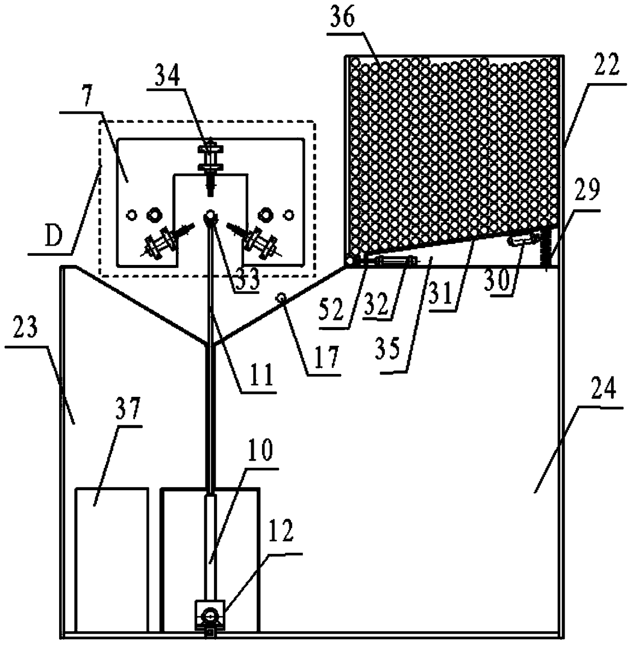 Fully automatic glass fiber rod plastic-coated device